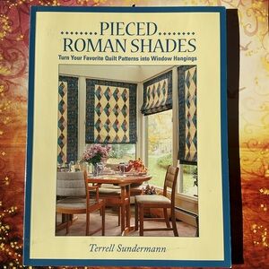 Pieced Roman Shades by Terrell Sundermann